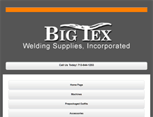 Tablet Screenshot of bigtexweldingsupplies.com
